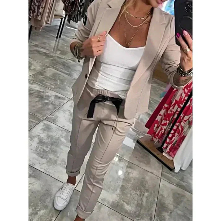 Friederike™ | Zweiteiliges Set mit Blazer und Joggern
