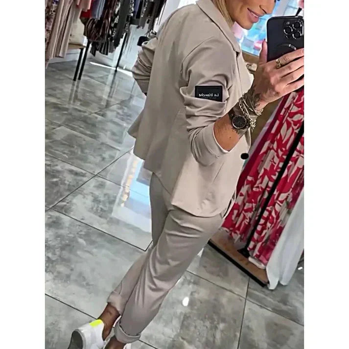 Friederike™ | Zweiteiliges Set mit Blazer und Joggern