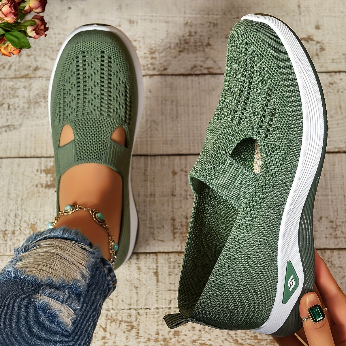 Ottilie™ | Atmungsaktive Slip-on Schuhe