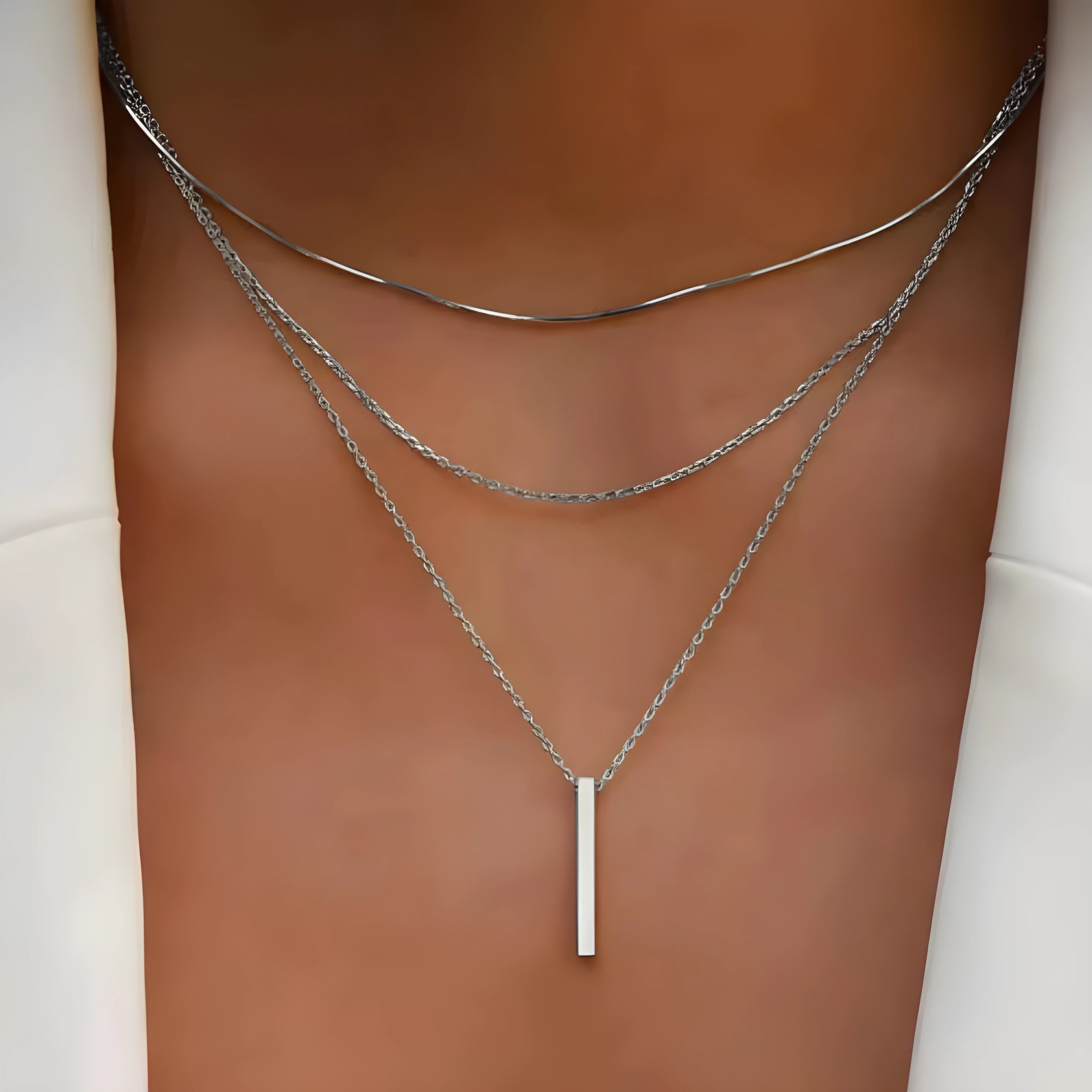 Gertrud™ | Layered Bar-Kette