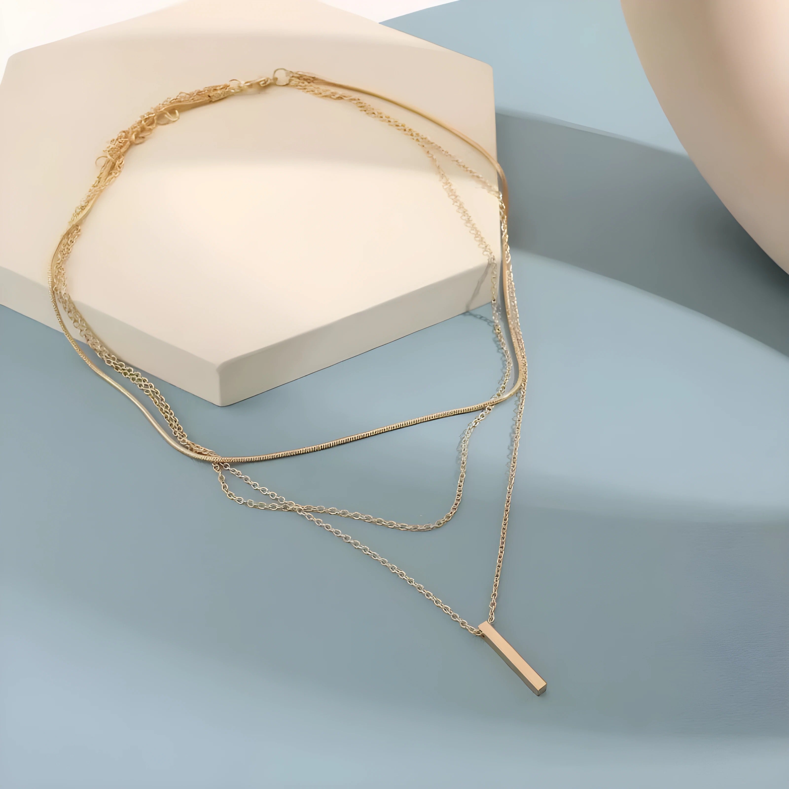 Gertrud™ | Layered Bar-Kette