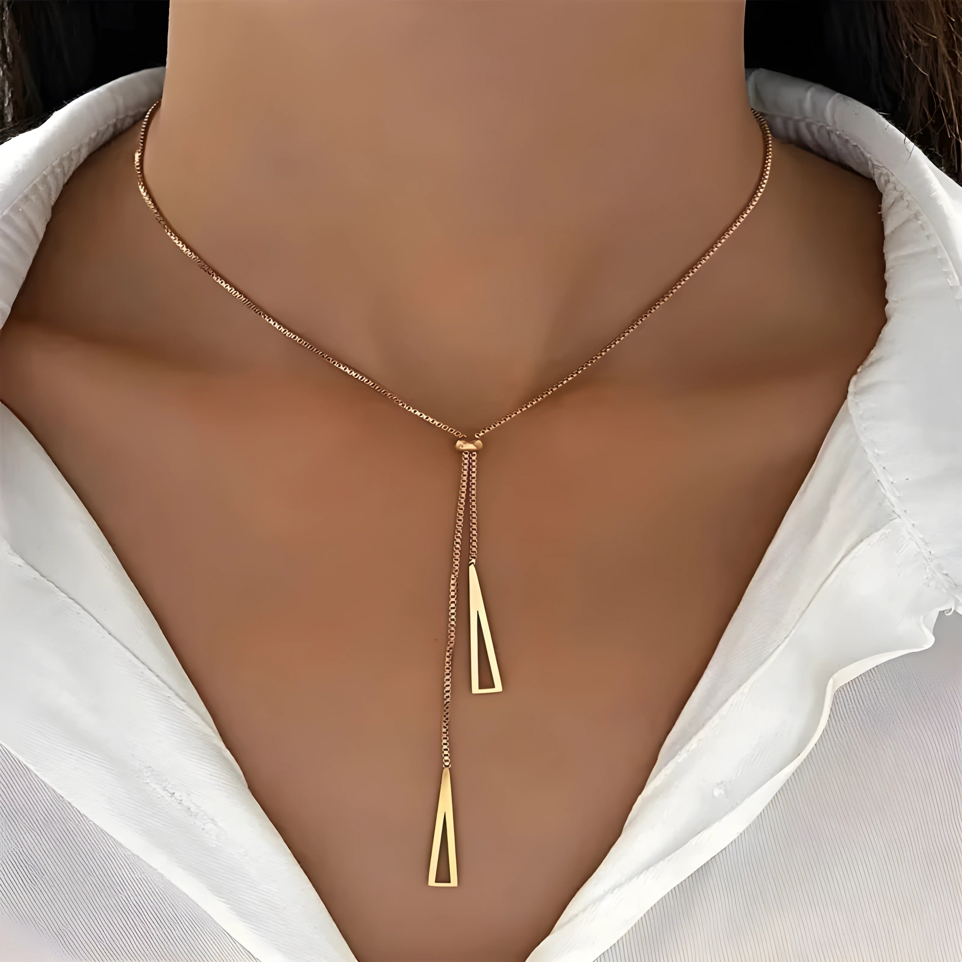 Anneliese™ | Geometrische Anhänger-Kette