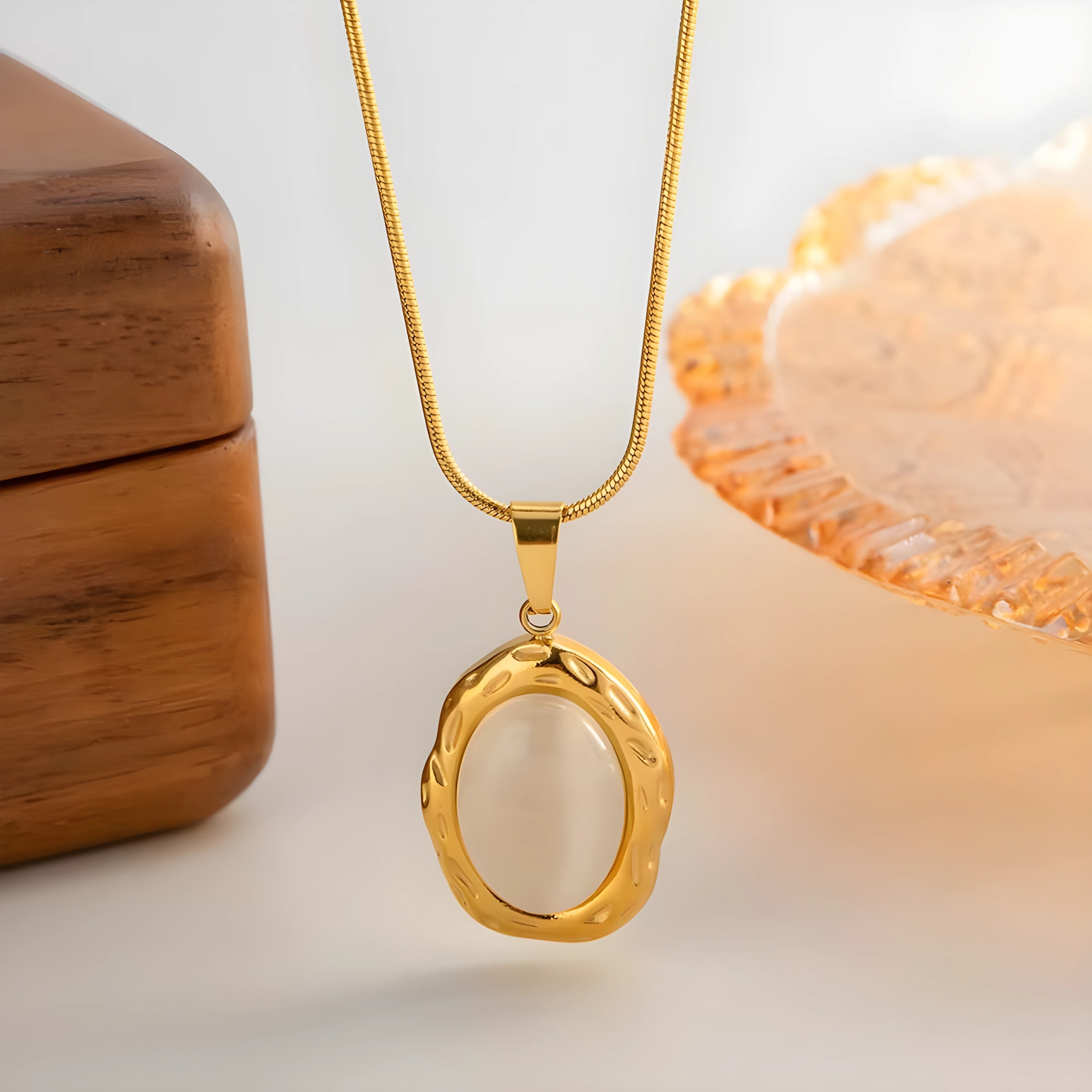 Hildegard™ | Perlen-Anhänger-Kette