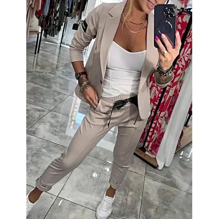Friederike™ | Zweiteiliges Set mit Blazer und Joggern
