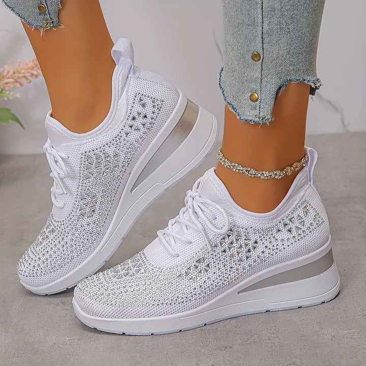 Marianne™ | Orthopädische Sneakers mit funkelnden Details