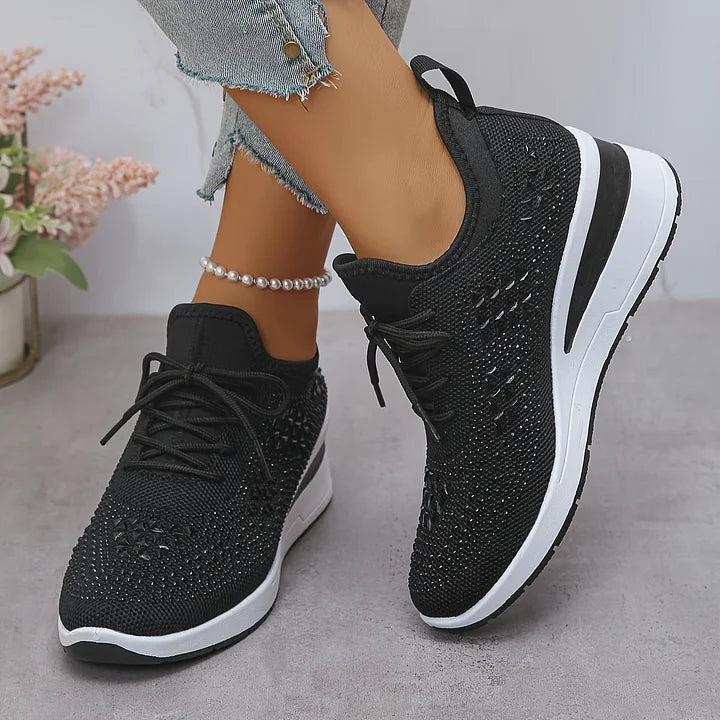 Marianne™ | Orthopädische Sneakers mit funkelnden Details