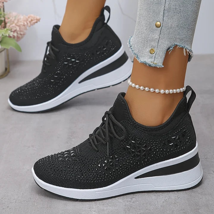 Marianne™ | Orthopädische Sneakers mit funkelnden Details