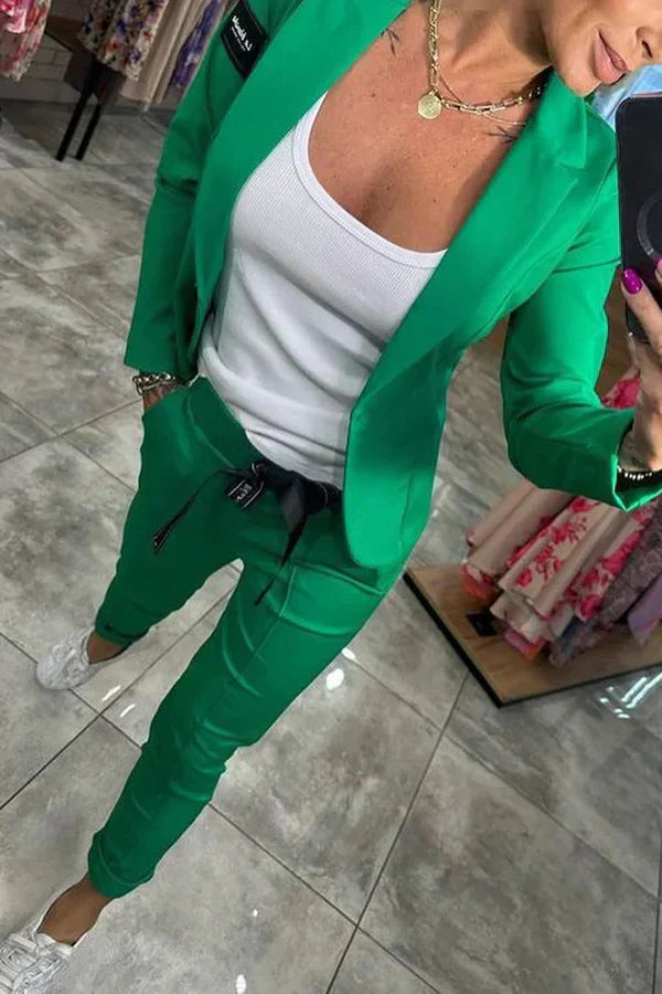 Friederike™ | Zweiteiliges Set mit Blazer und Joggern