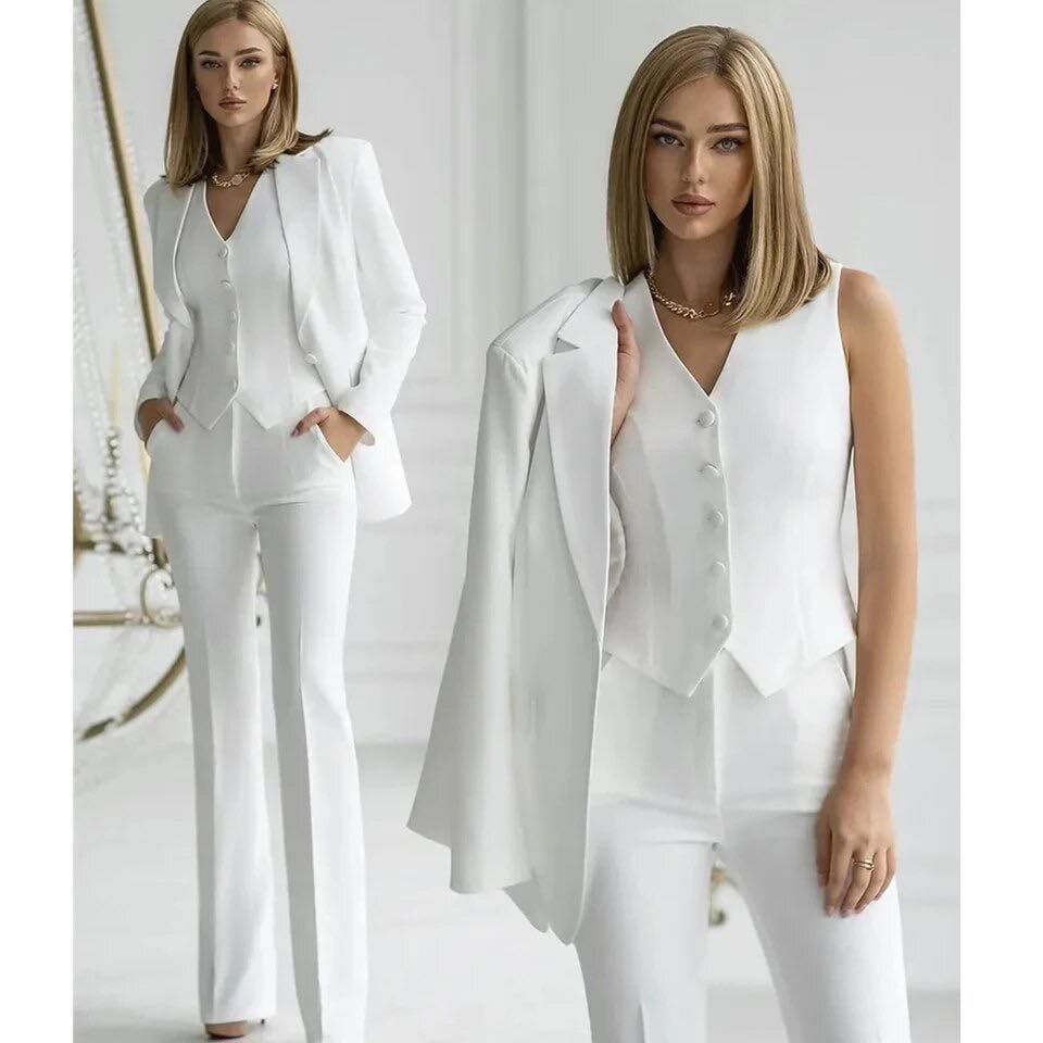 Selina™ | Eleganter 3-teiliger Hosenanzug