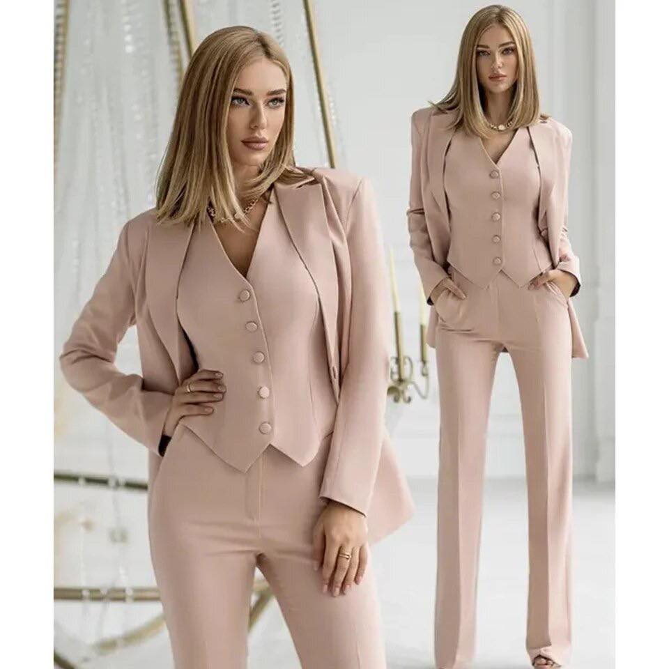 Selina™ | Eleganter 3-teiliger Hosenanzug