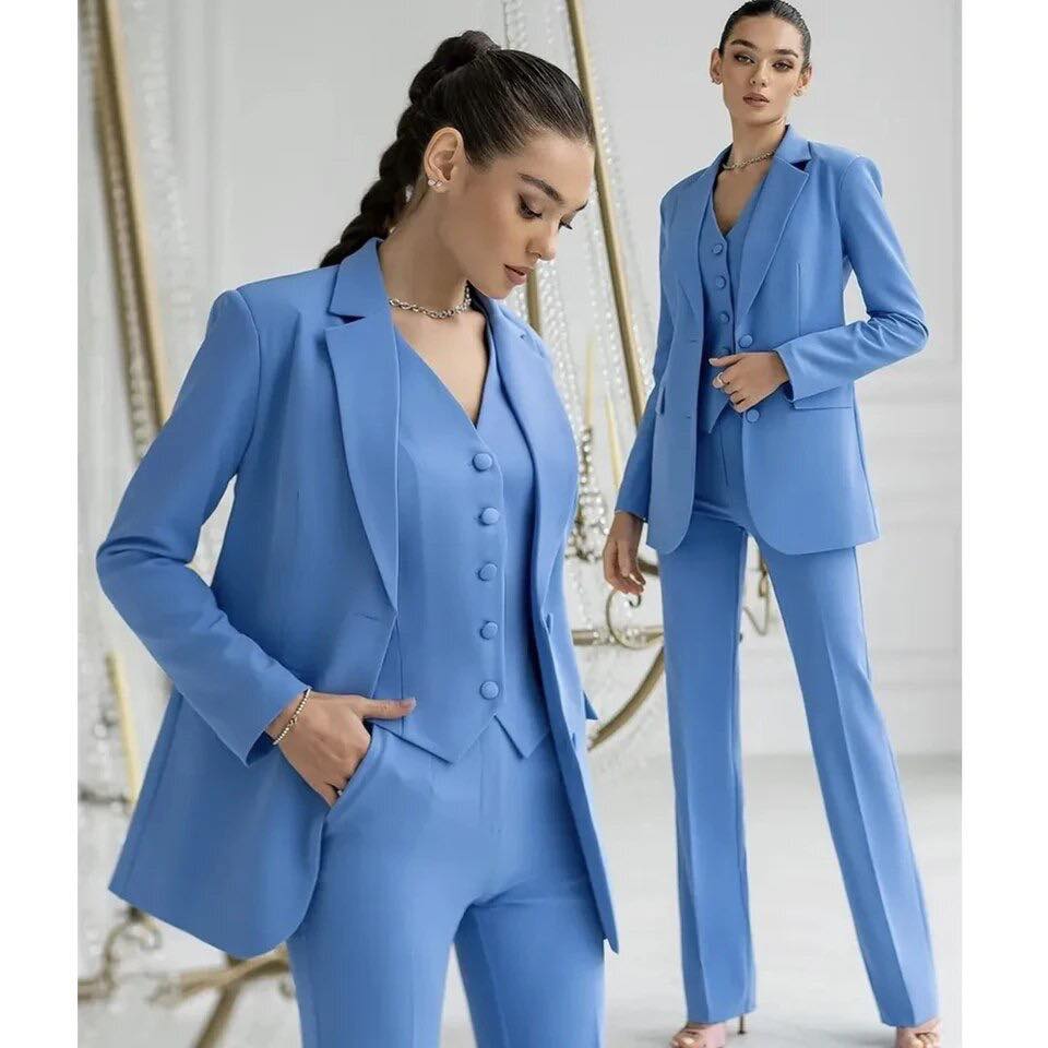 Selina™ | Eleganter 3-teiliger Hosenanzug