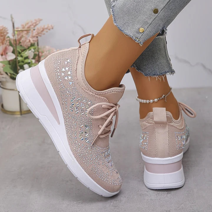 Marianne™ | Orthopädische Sneakers mit funkelnden Details