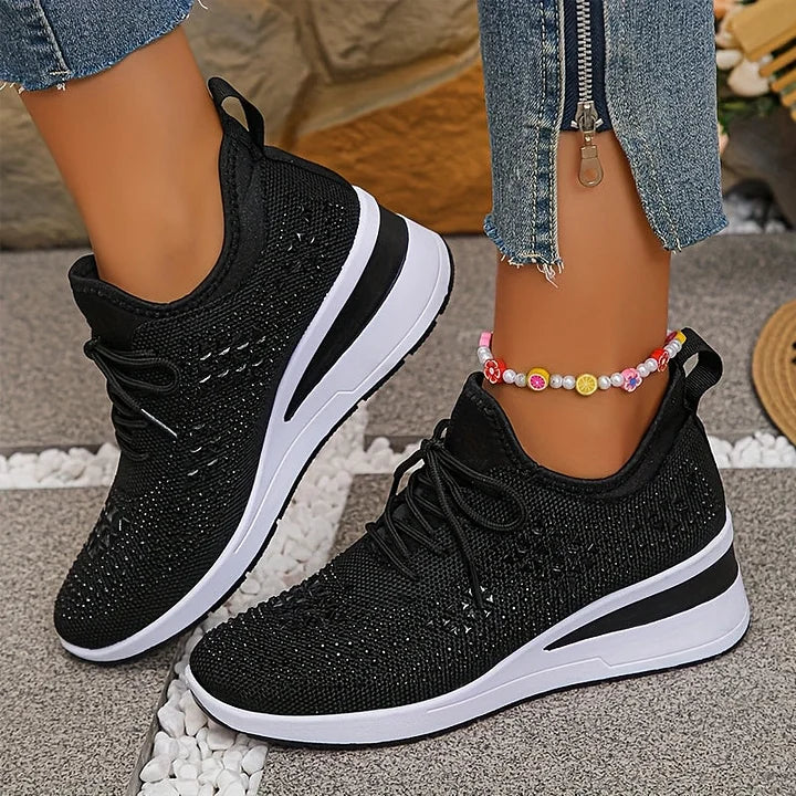 Marianne™ | Orthopädische Sneakers mit funkelnden Details