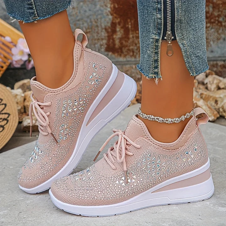 Marianne™ | Orthopädische Sneakers mit funkelnden Details