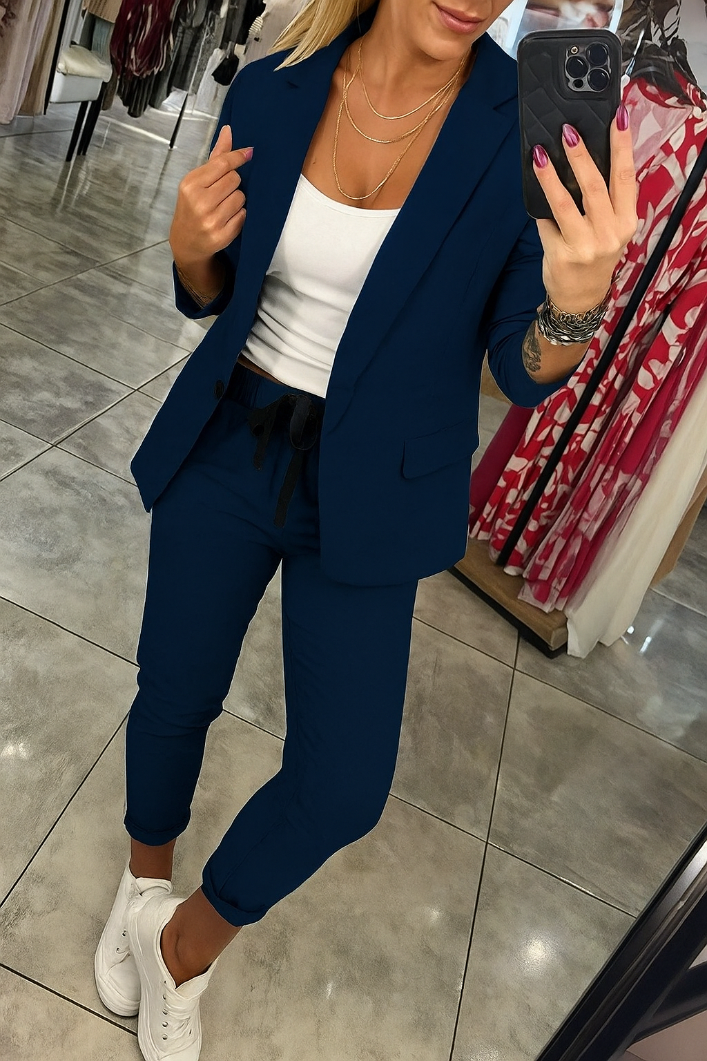 Friederike™ | Zweiteiliges Set mit Blazer und Joggern