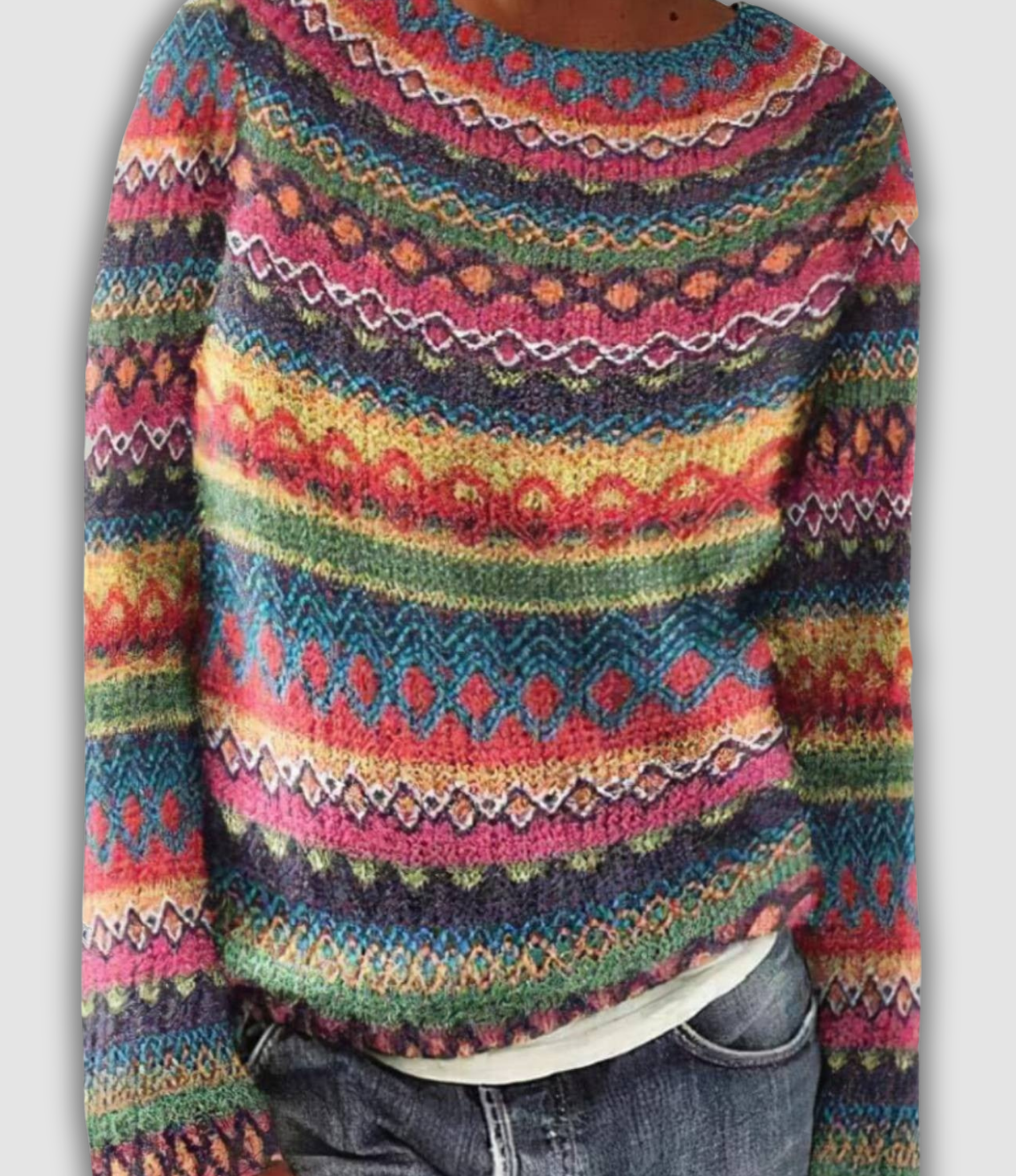 Dalia™ | Gemütlicher Retro Pullover