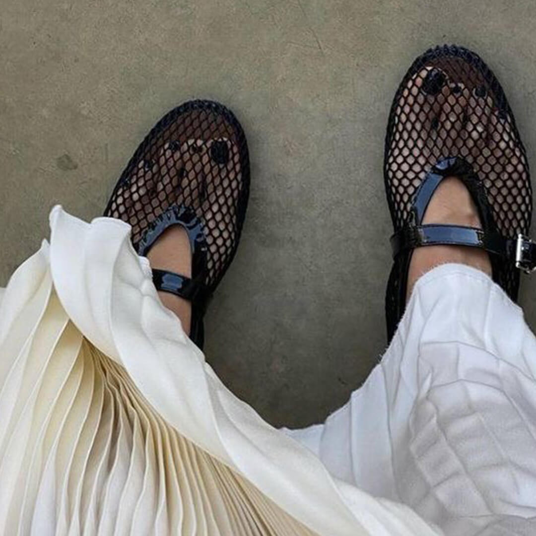Margaux™ | Mesh Ballerinas
