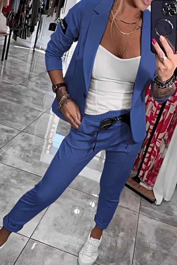 Friederike™ | Zweiteiliges Set mit Blazer und Joggern