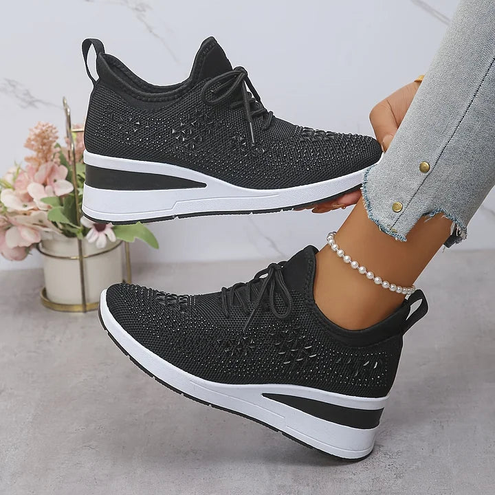 Marianne™ | Orthopädische Sneakers mit funkelnden Details