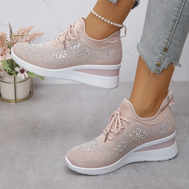 Marianne™ | Orthopädische Sneakers mit funkelnden Details