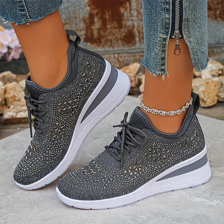 Marianne™ | Orthopädische Sneakers mit funkelnden Details