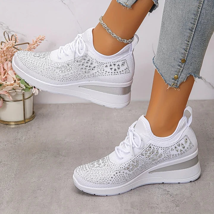 Marianne™ | Orthopädische Sneakers mit funkelnden Details