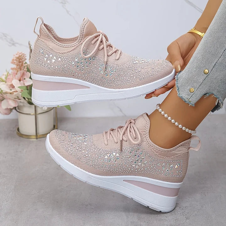 Marianne™ | Orthopädische Sneakers mit funkelnden Details