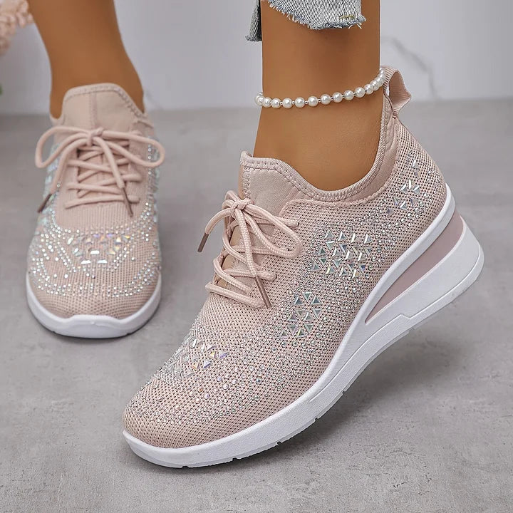 Marianne™ | Orthopädische Sneakers mit funkelnden Details