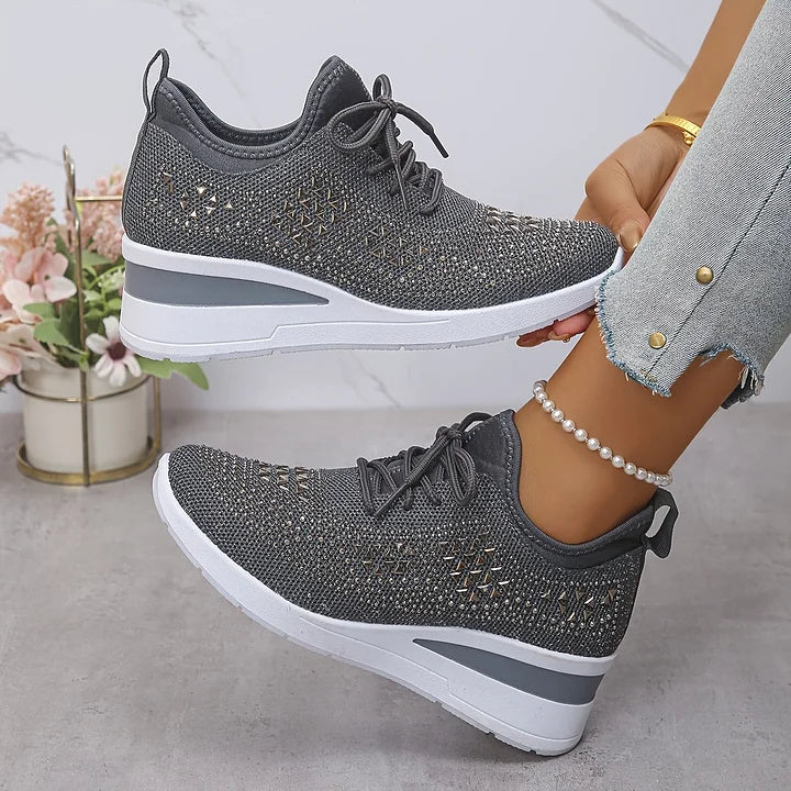 Marianne™ | Orthopädische Sneakers mit funkelnden Details