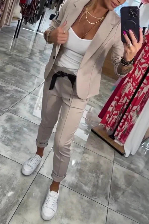 Friederike™ | Zweiteiliges Set mit Blazer und Joggern