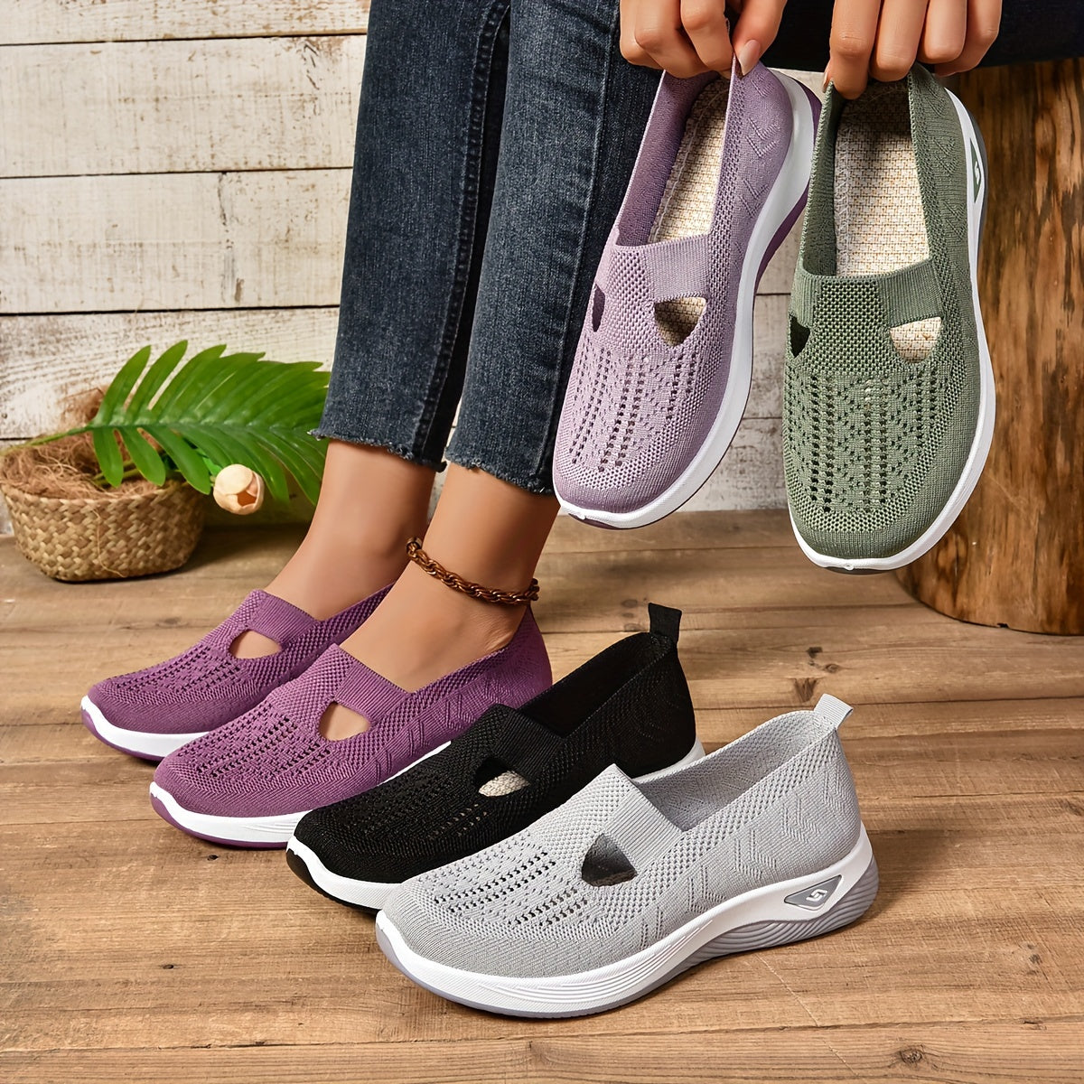 Ottilie™ | Atmungsaktive Slip-on Schuhe