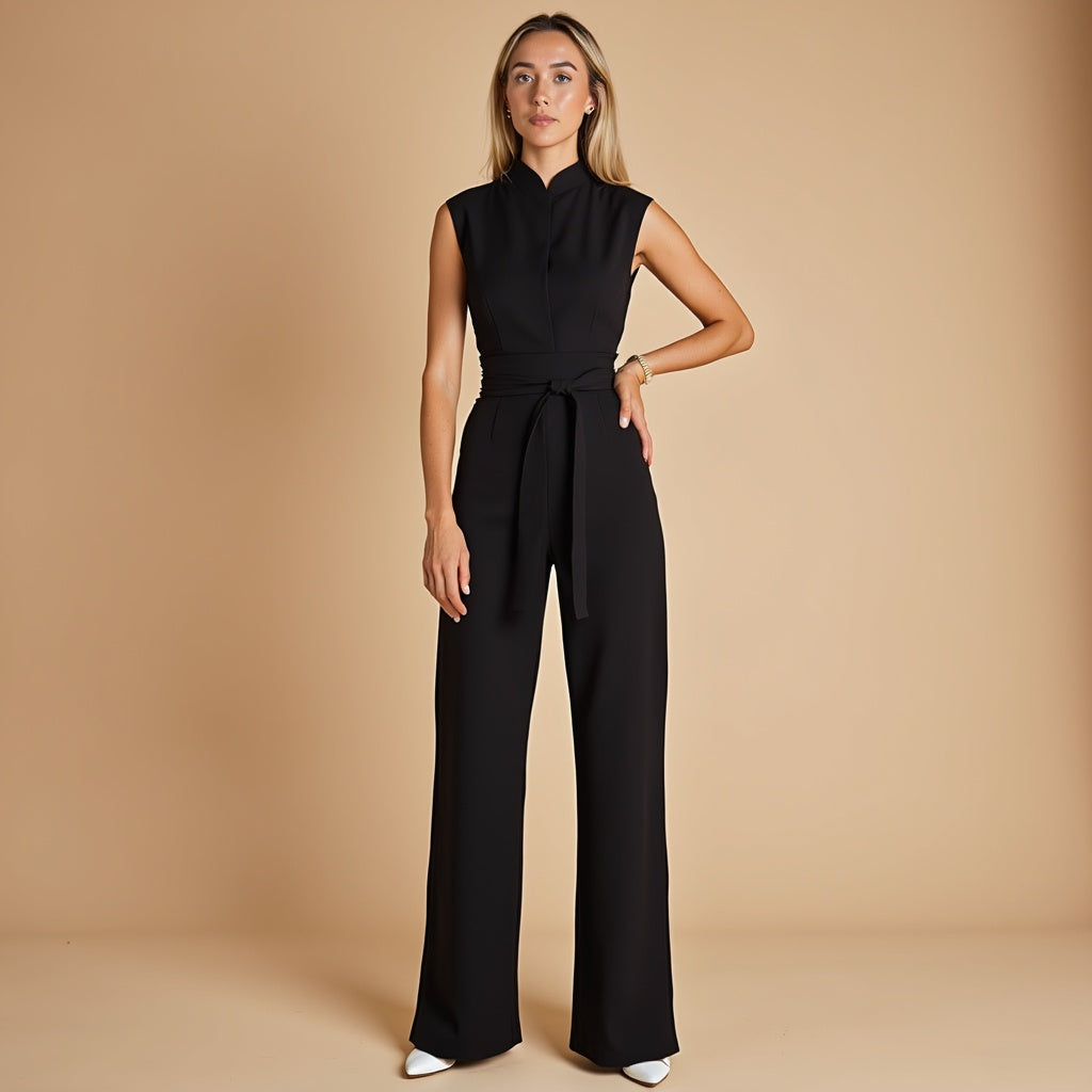 Wilhelmina™ | Eleganter Jumpsuit mit Bindegürtel