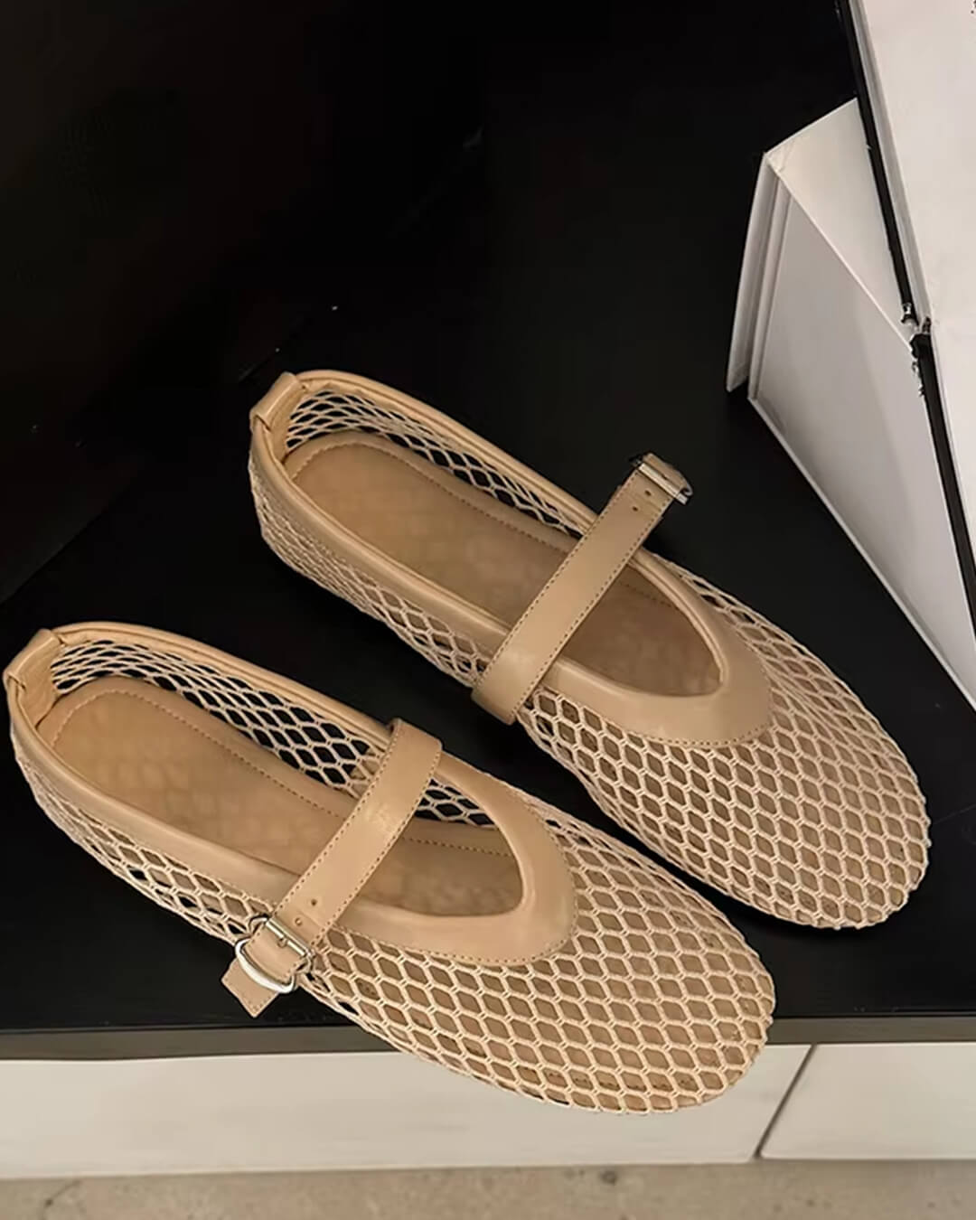 Margaux™ | Mesh Ballerinas