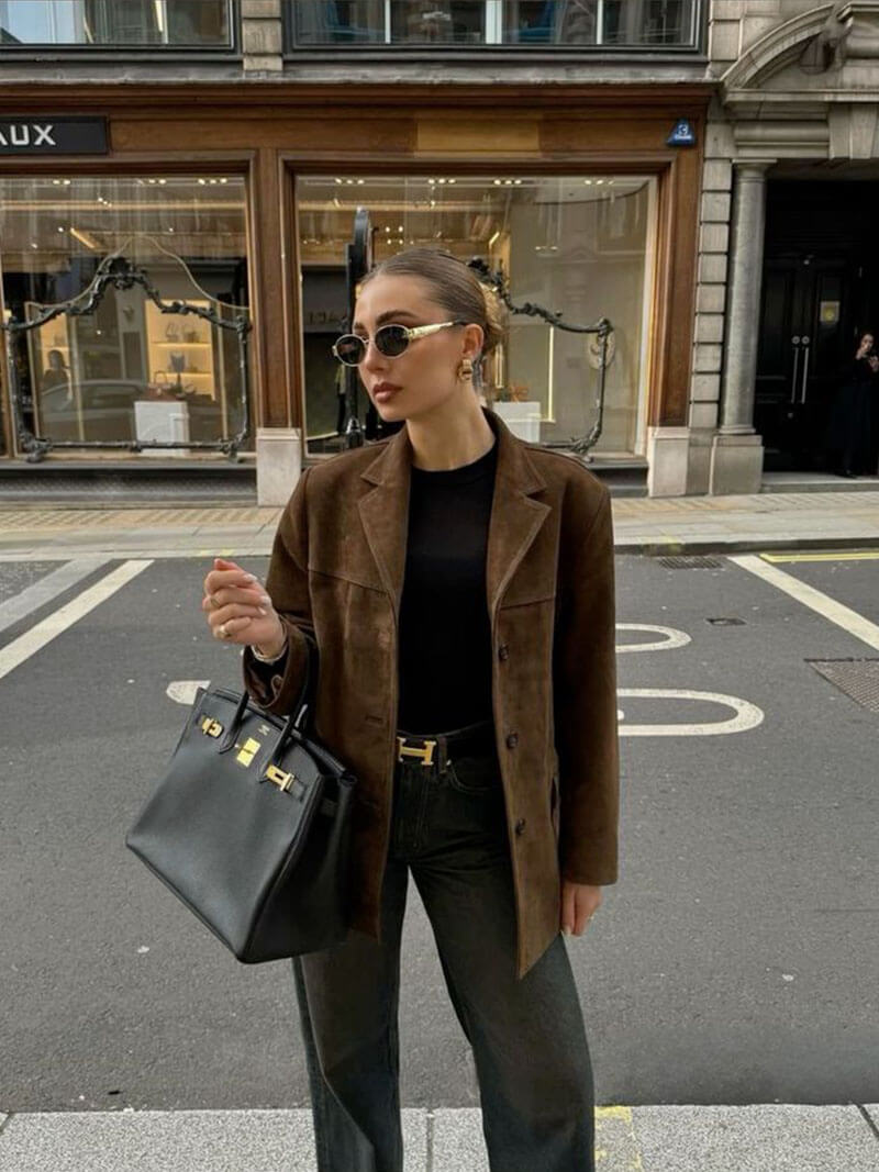 Matilda™ | Jacke aus Kunstwildleder